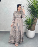 پیراهن زنانه سنتی ساحلی فلور قد ۱۴۰