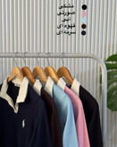 بلوز زنانه یقه دار پنبه کبریتی ضمانت دار سایز ۳۶ الی ۴۴